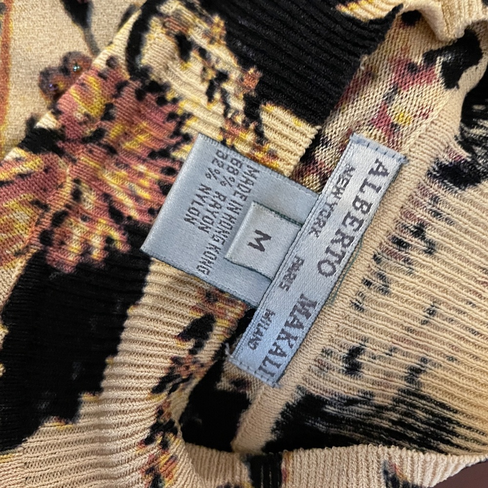 Vintage Alberto Makali Embellished Top - Picture 2 of 6